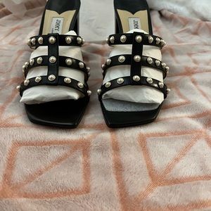 Jimmy Choo Hazal 85 in color Black